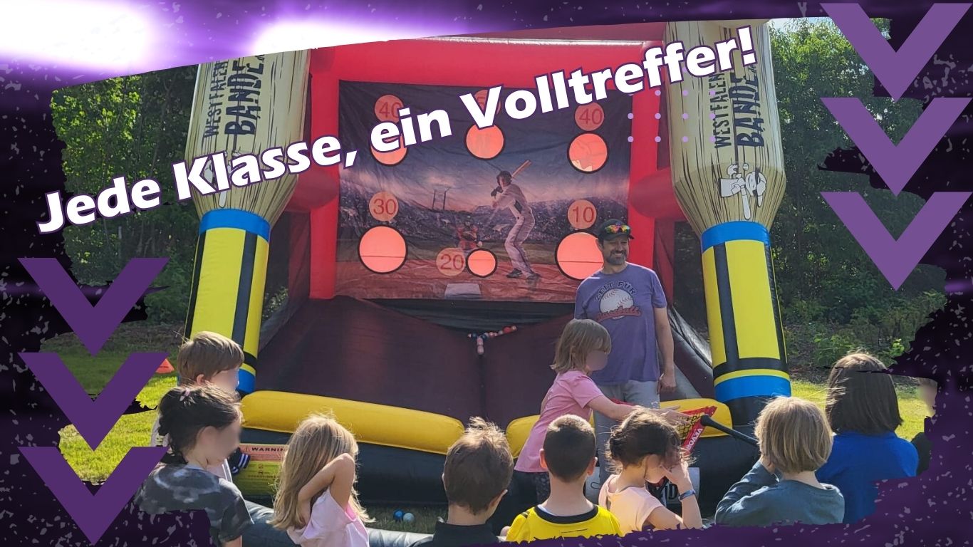 Batting-Spaß beim Sporttag der Lina-Morgenstern-Schule