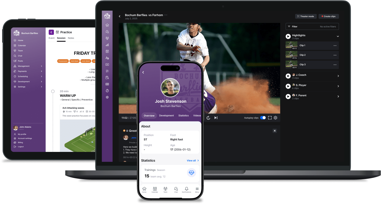 Bochum Barflies setzen auf 360Player