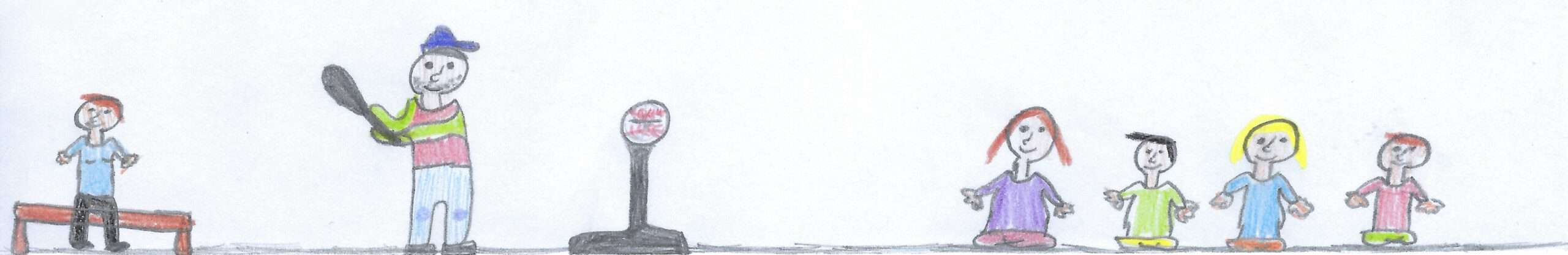 Baseball verbindet: ein Bild von Freundschaft